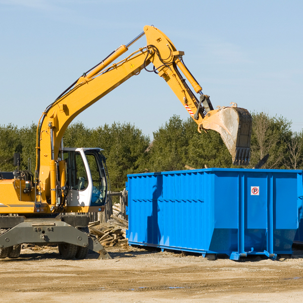 can i choose the location where the residential dumpster will be placed in New London Ohio